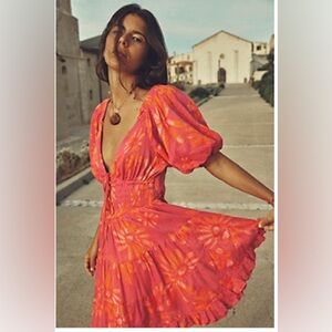 Free People Perfect Day Printed Dress